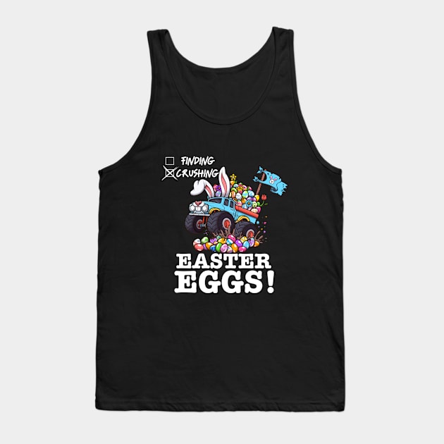 Crushing Easter Eggs Monster Truck Tank Top by TheMaskedTooner